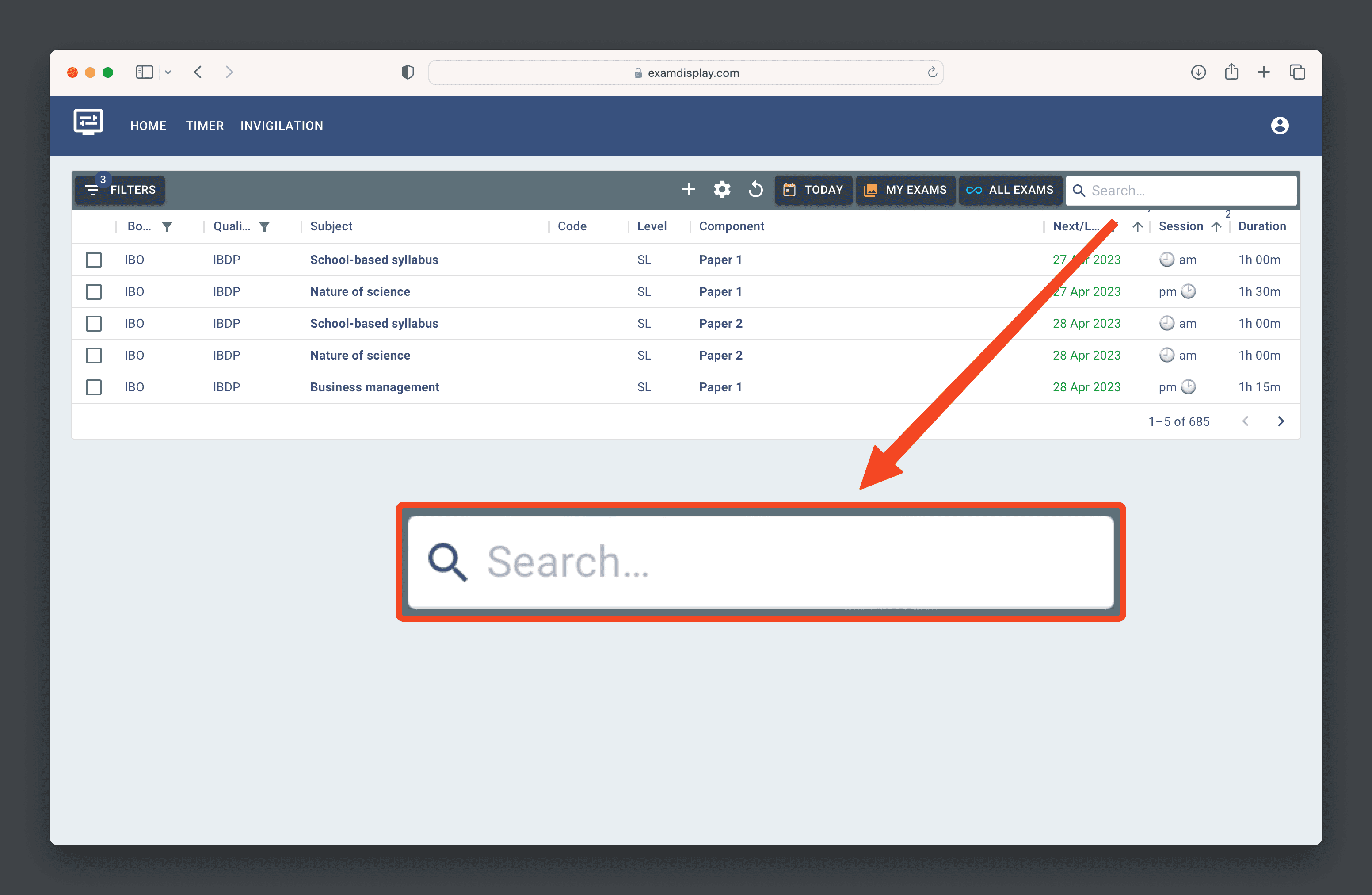 Quick Search Box